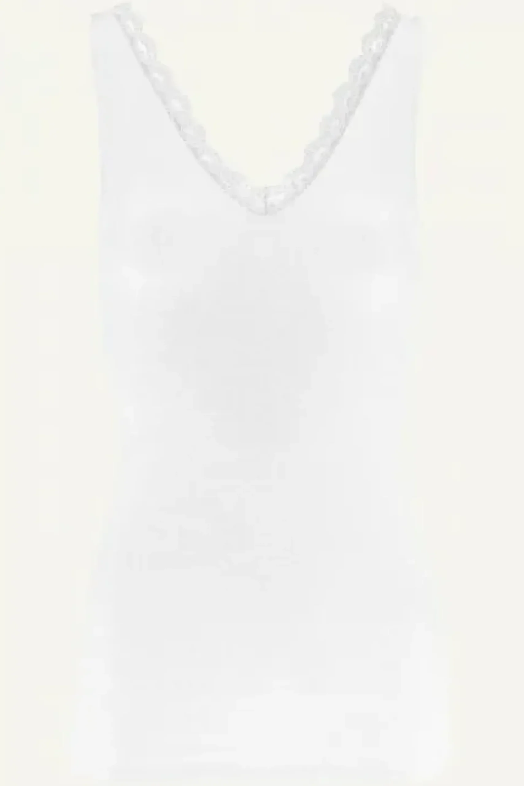 By bar Tops & T-shirts<lace singlet | off white