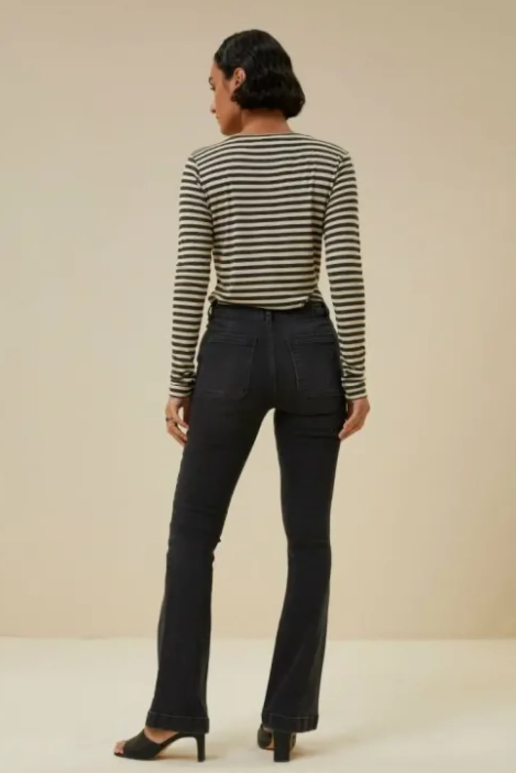 By bar Pantalon<leila lb pant | jet black