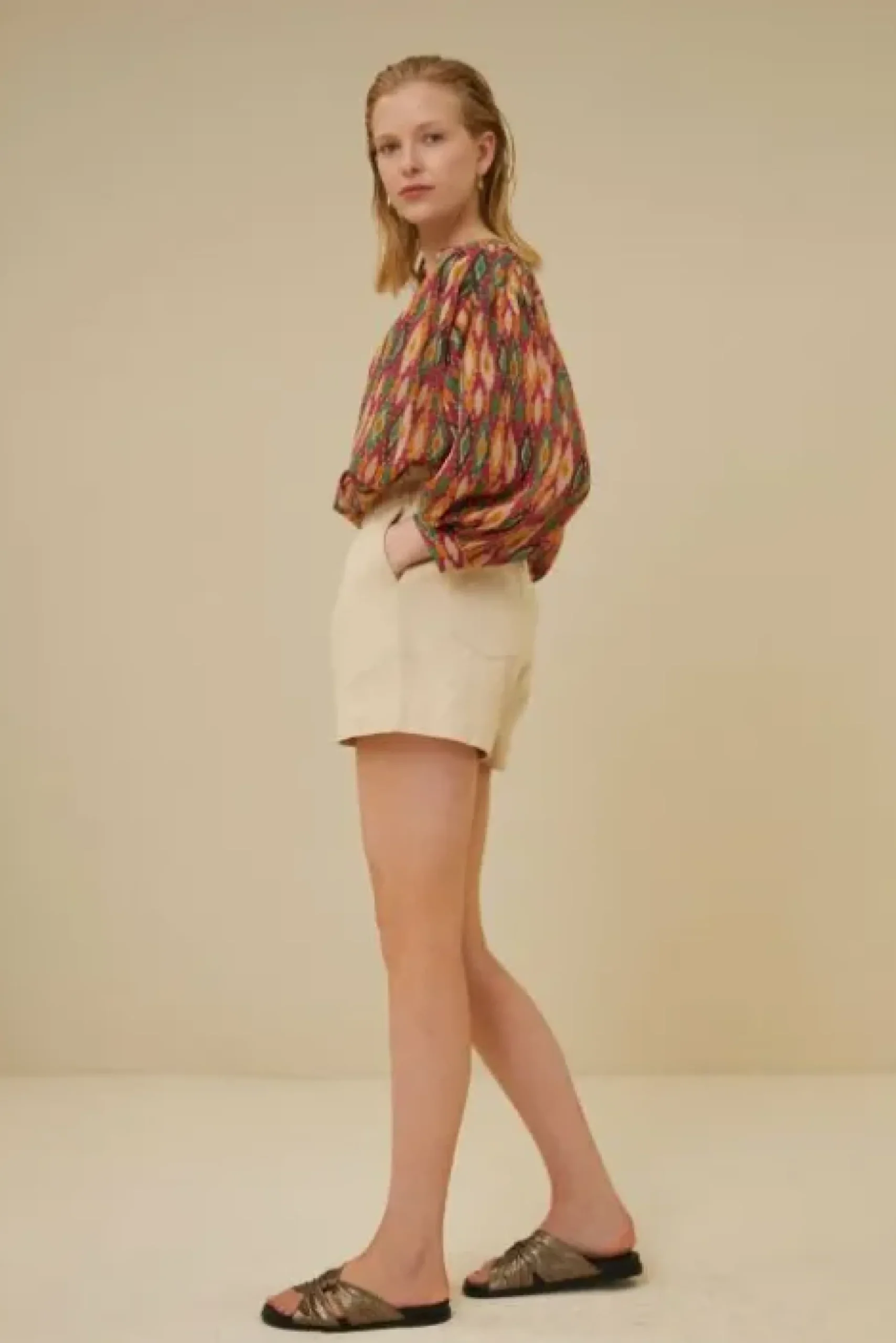 By bar Combinaisons<leon twill short | grain