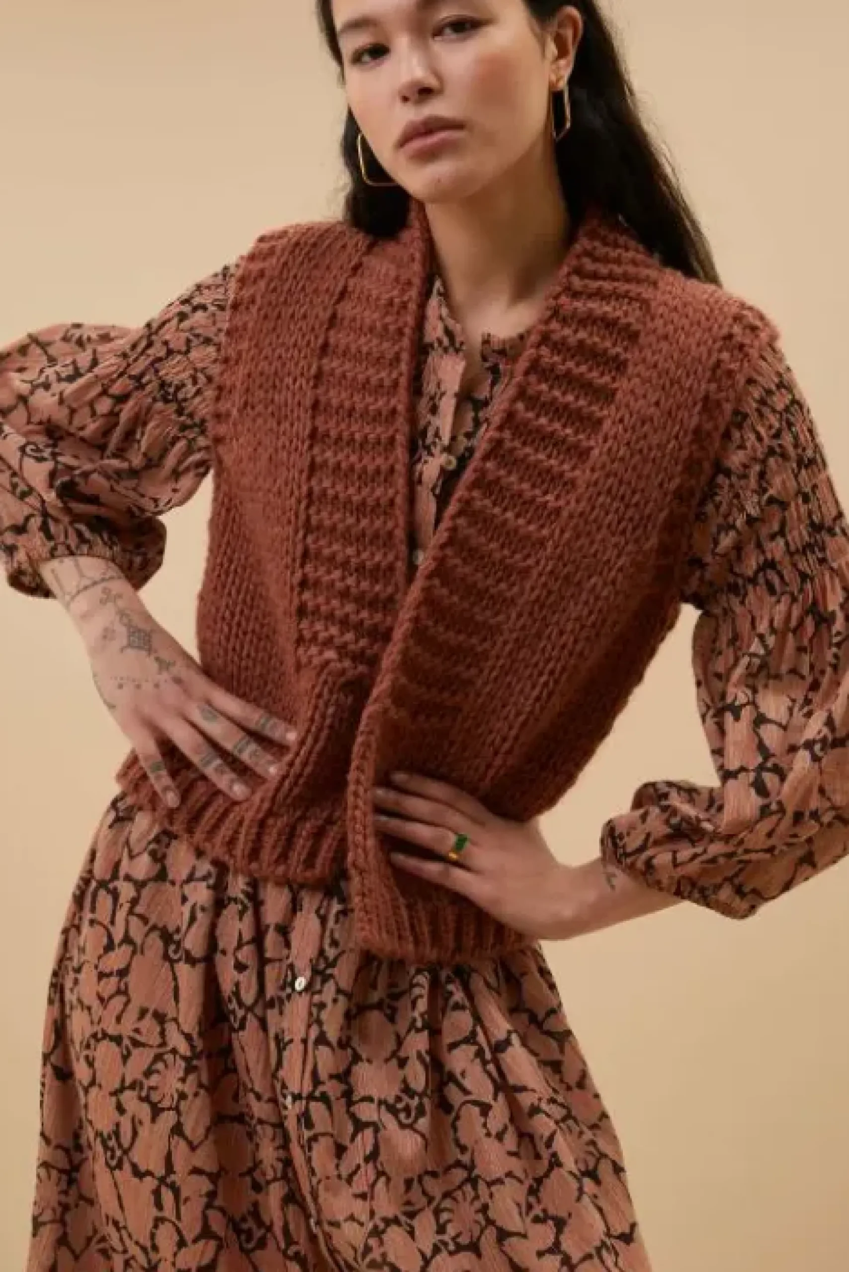 By bar Gilets & Spencers|Gilets<levi gilet | copper