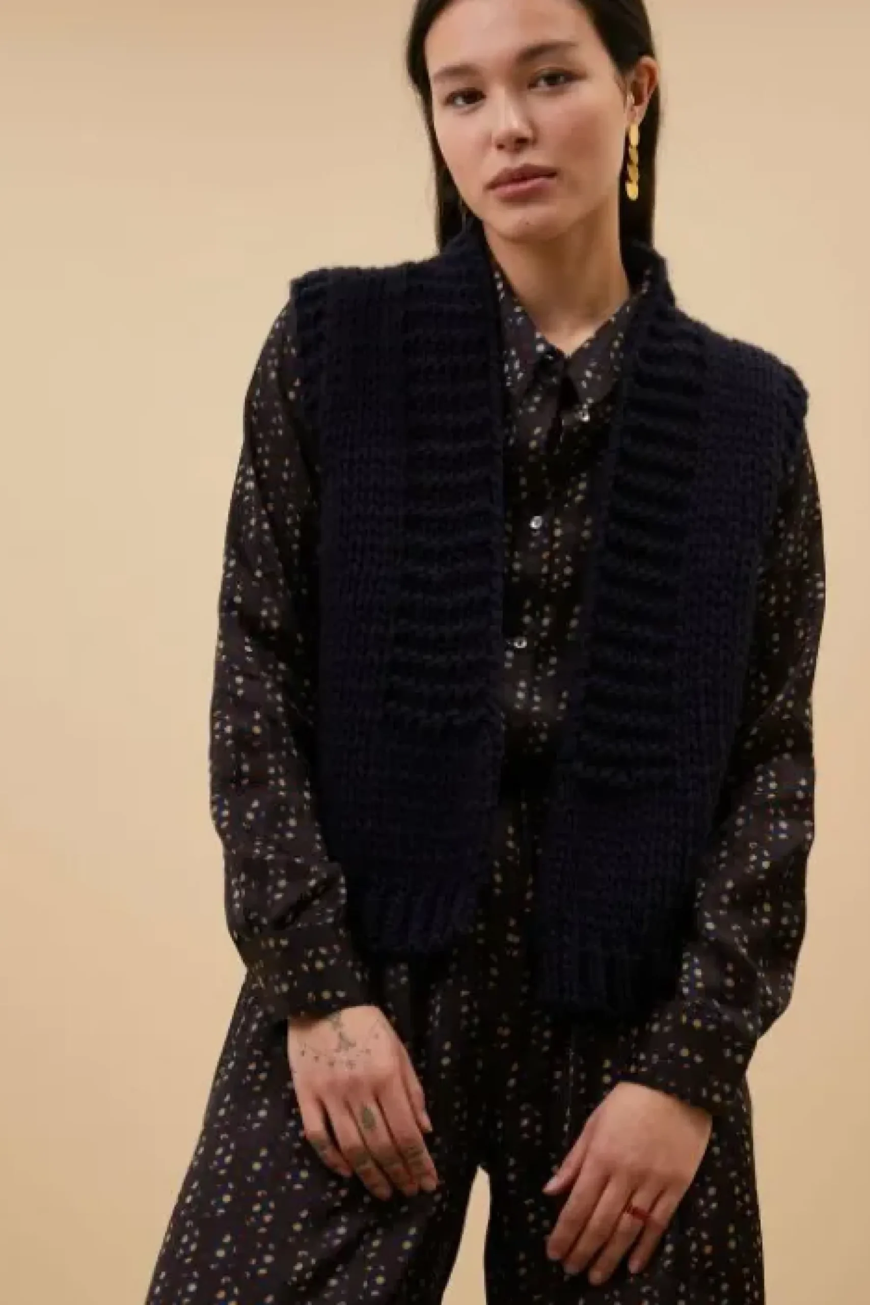 By bar Gilets & Spencers|Gilets<levi gilet | midnight