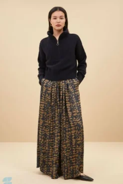 By bar Jupes<lien painting skirt | painting print