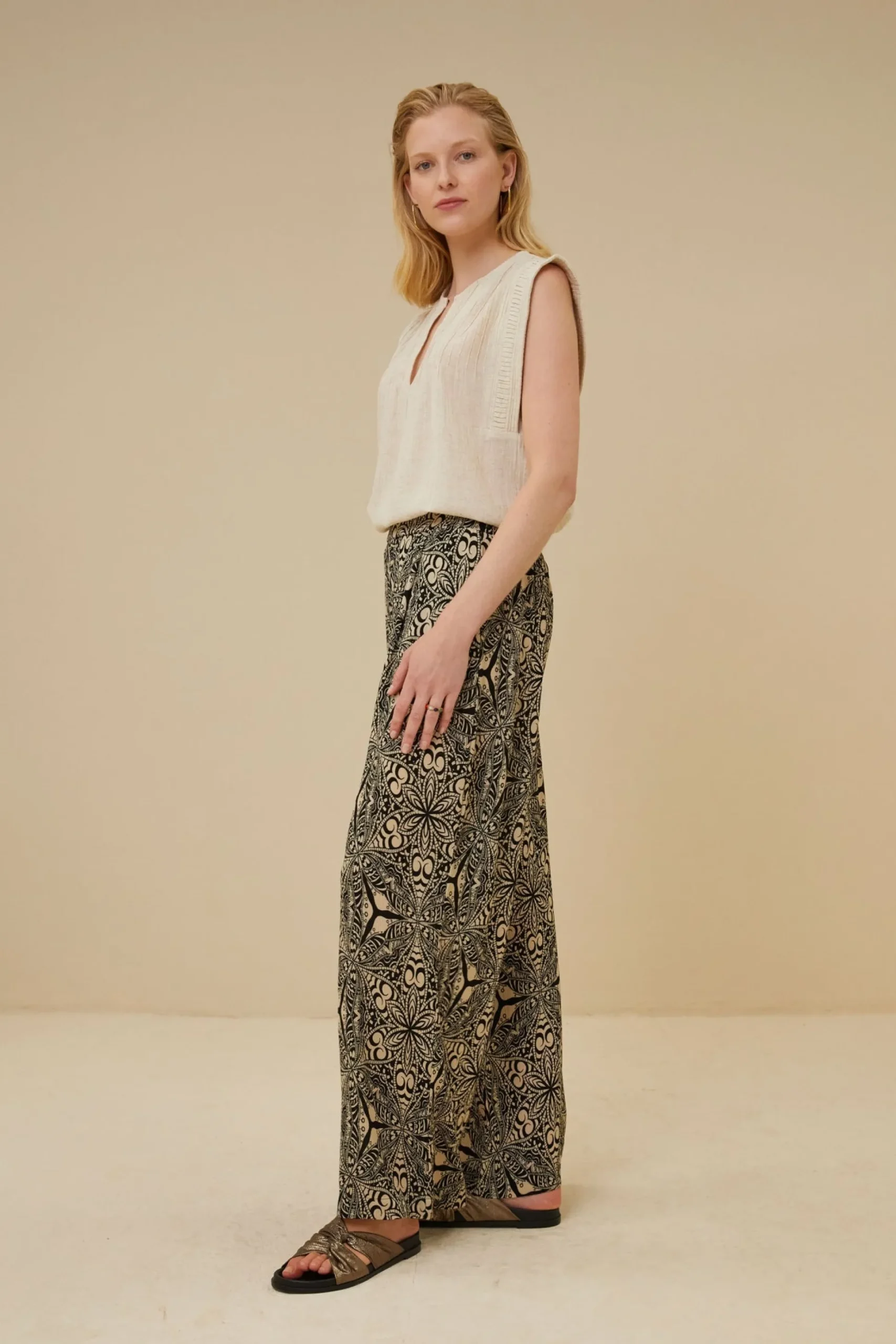 By bar Chemisiers<lina slub blouse | sand
