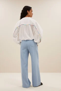 By bar Chemisiers<linn blouse | off white