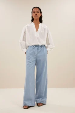 By bar Chemisiers<linn blouse | off white