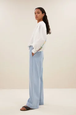 By bar Chemisiers<linn blouse | off white