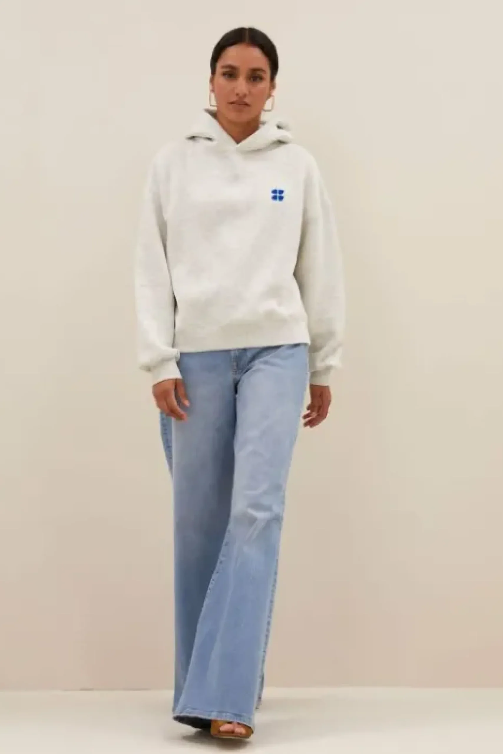 By bar Pulls|Maillots<logo hoodie | light grey melee