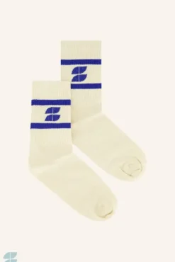 By bar Chaussettes<logo sparkle socks | kingsblue