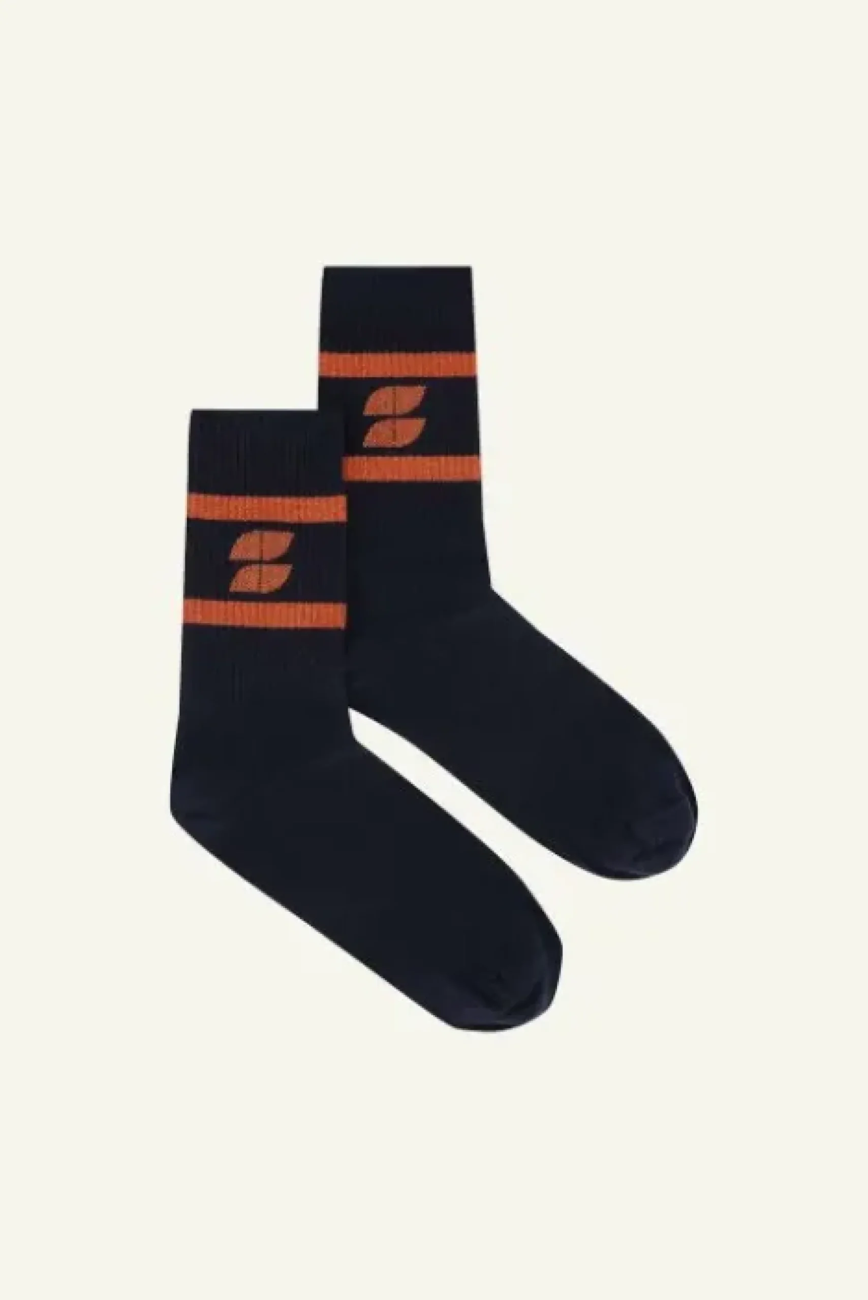 By bar Chaussettes<logo sparkle socks | poppy red