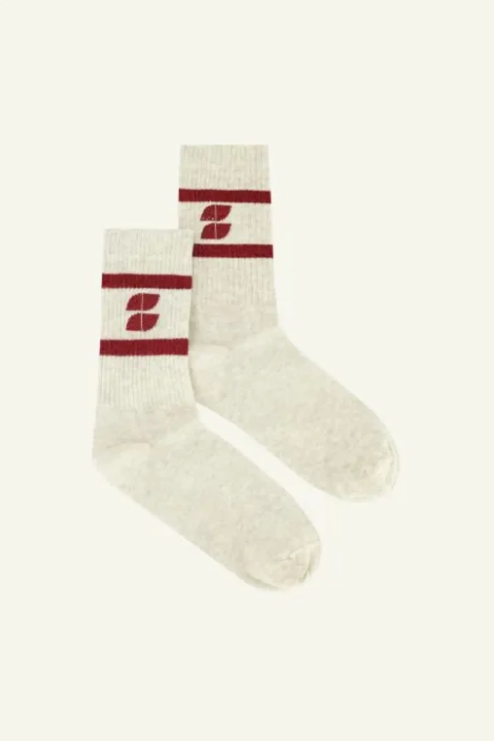 By bar Chaussettes<logo sparkle socks | wine