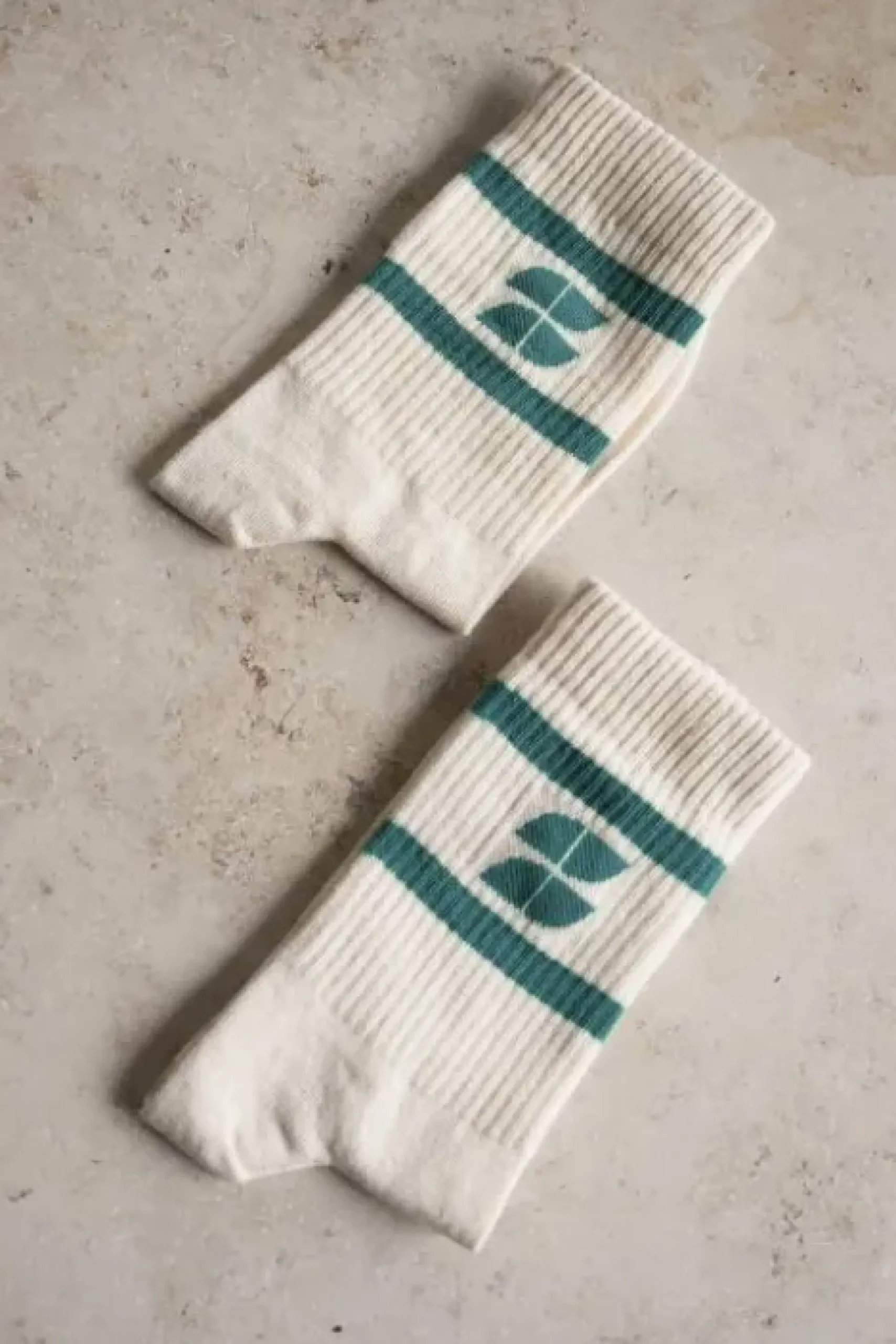 By bar Chaussettes<logo uni socks | ocean