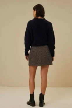 By bar Jupes<lottie tweed skirt | midnight