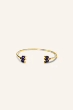 By bar Bijoux<lotus bracelet | blue