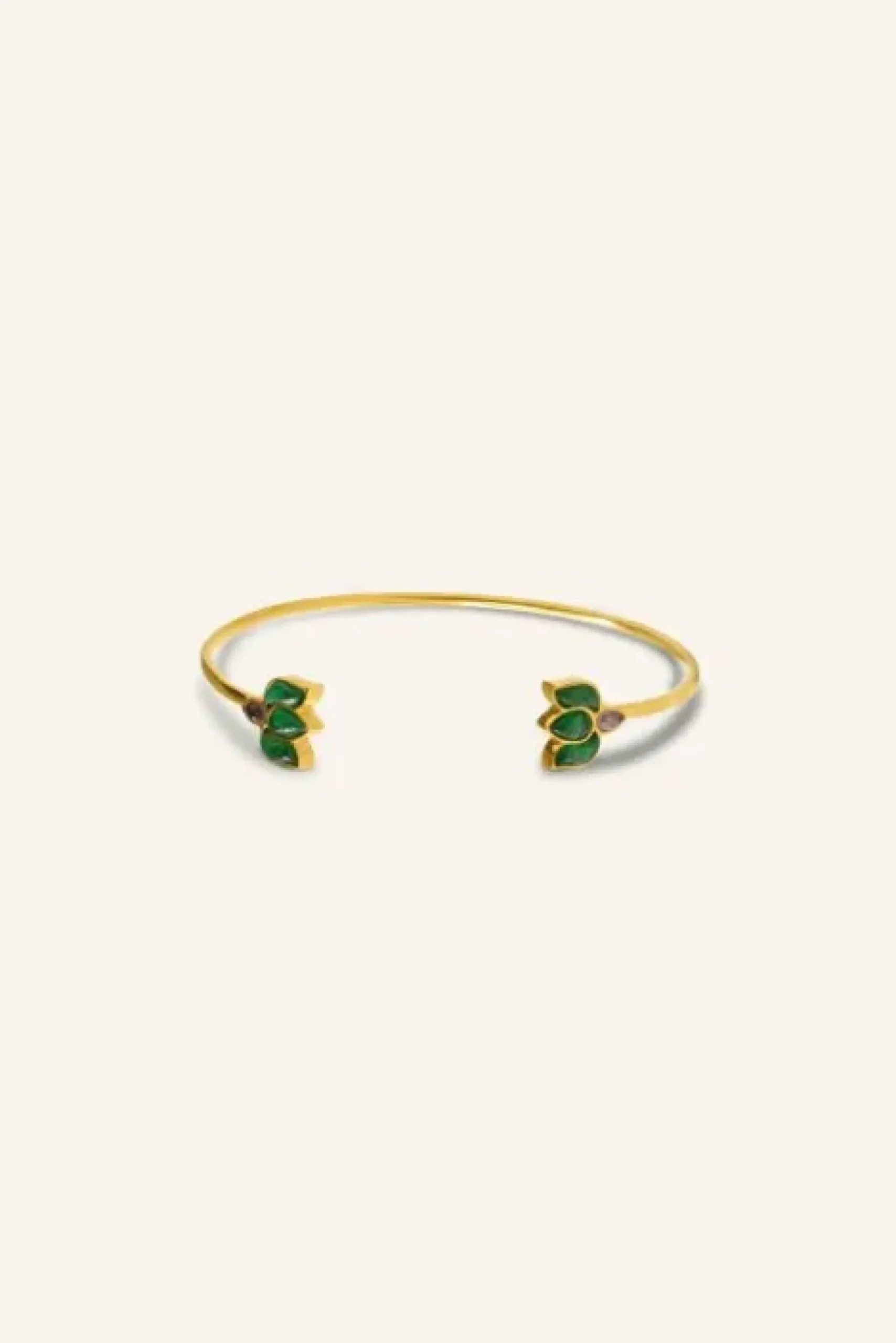 By bar Bijoux<lotus bracelet | green