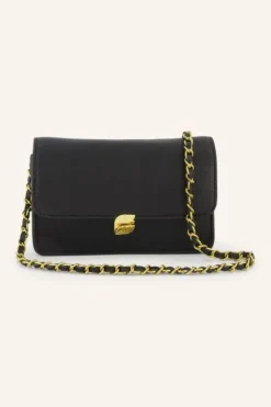 By bar Sacs<loua leather bag | black