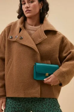 By bar Sacs<loua leather bag | peacock green
