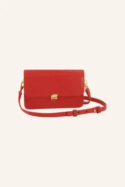By bar Sacs<loua snake bag | poppy red