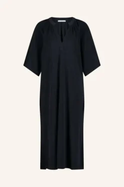 By bar Robes<louisa slub dress | midnight
