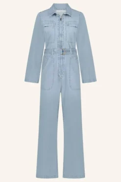 By bar Combinaisons<louise denim suit | light denim