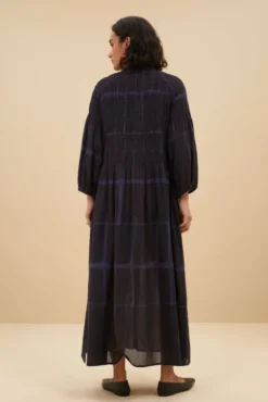 By bar Robes<loulou square dress | square print