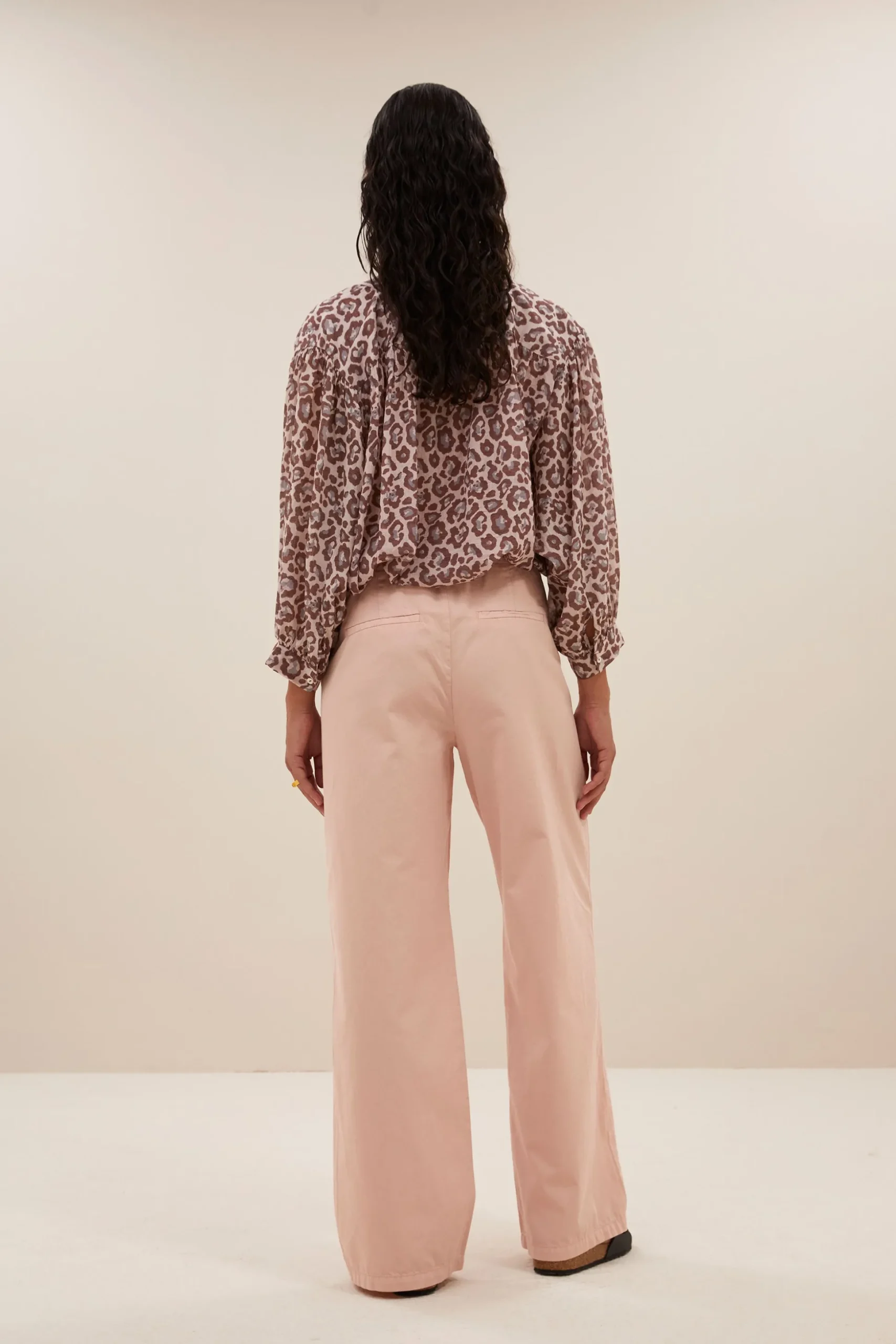 By bar Chemisiers<lucy cheetah blouse | pink cheetah print