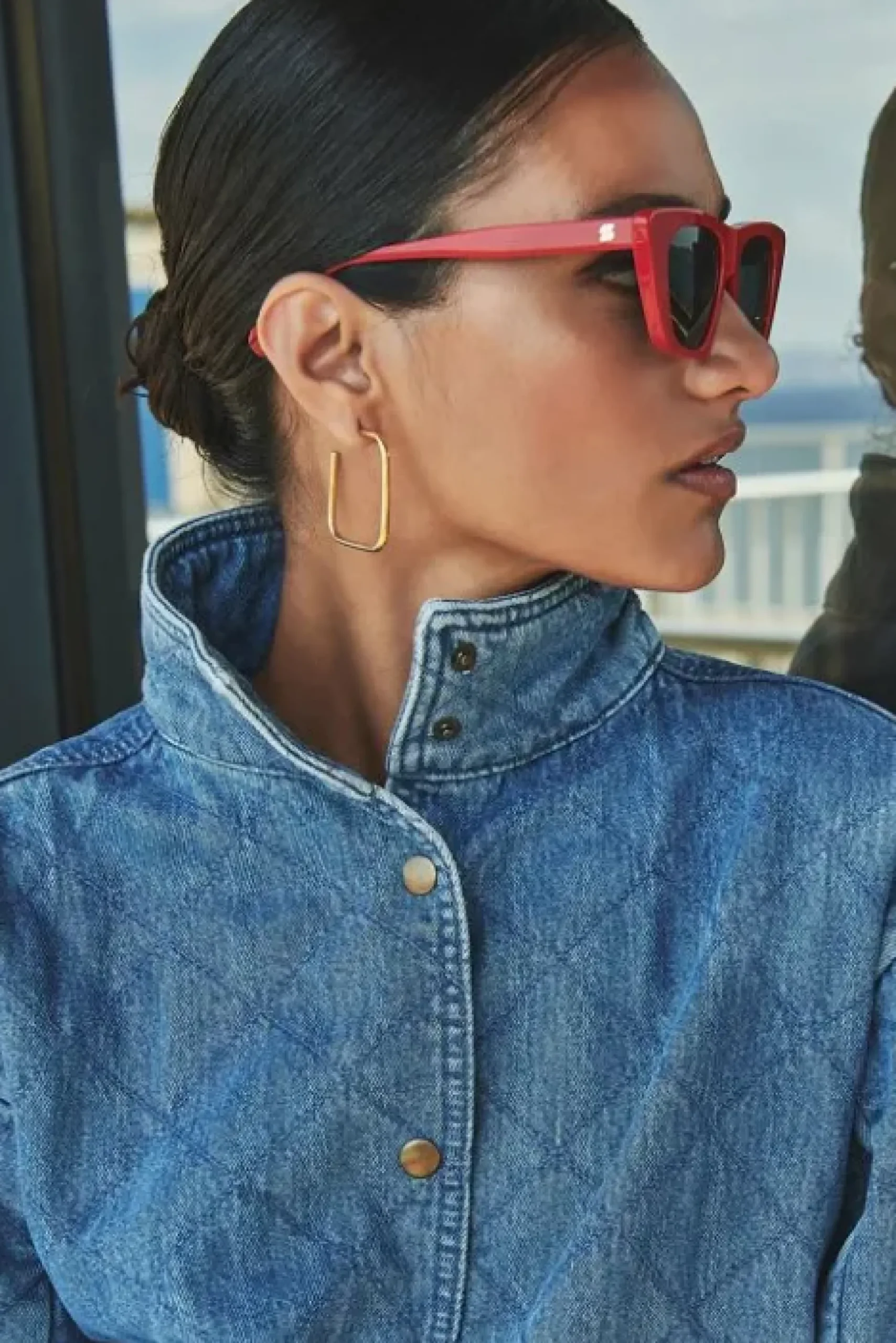By bar Lunettes De Soleil<marley sunglasses | scarlet red