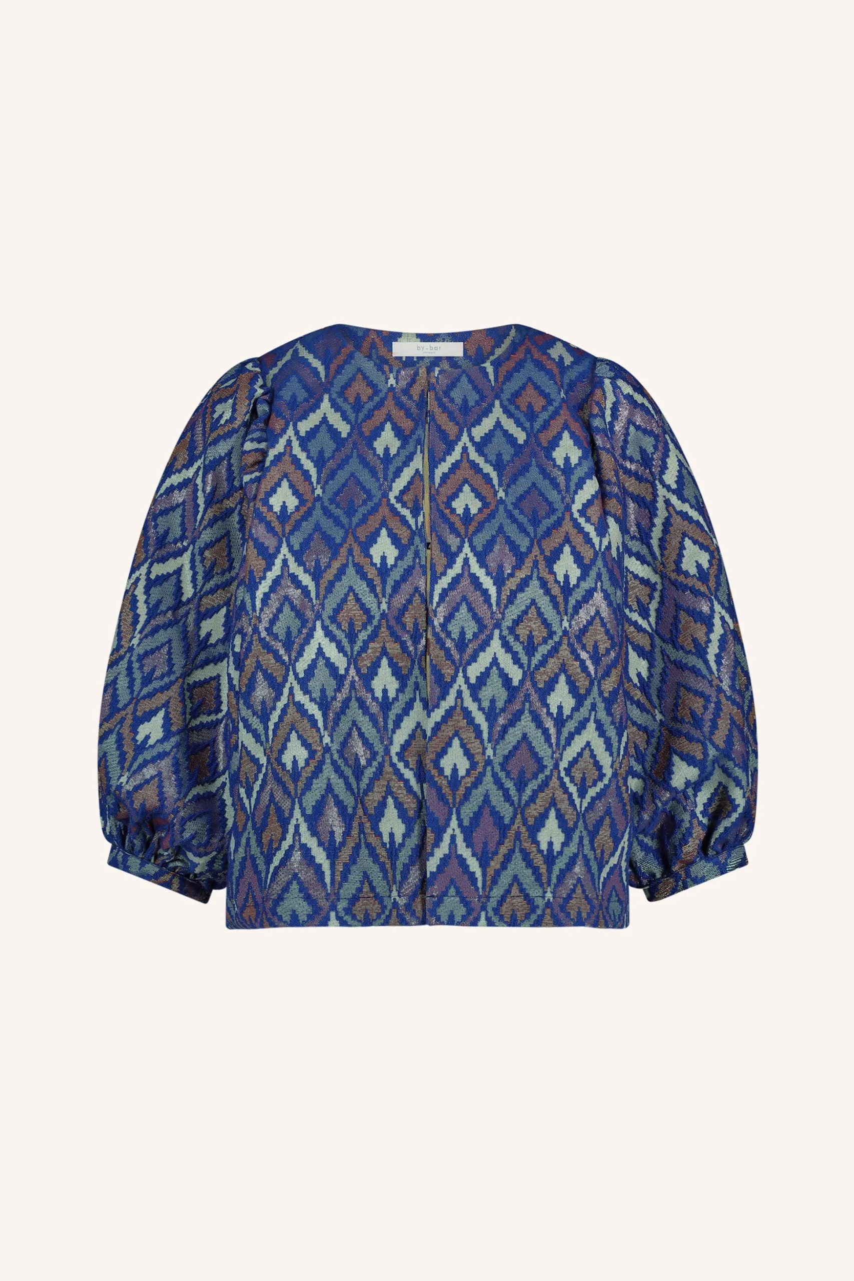 By bar Chemisiers<mauri blouse | pavo jacquard print
