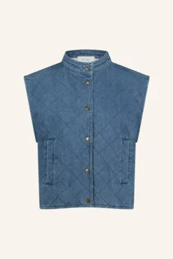 By bar Vestes<mave denim sleeveless jacket | denim