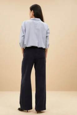 By bar Pantalon<mees cord pants | midnight