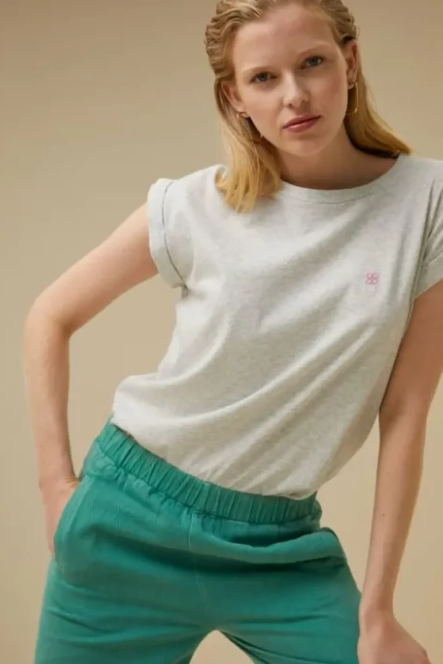By bar Pantalon<mees twill pant | aloe vera
