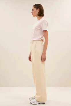 By bar Pantalon<mees twill pant | grain