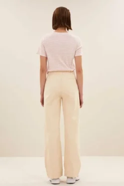 By bar Pantalon<mees twill pant | grain