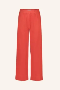 By bar Pantalon<mees twill pants | poppy red