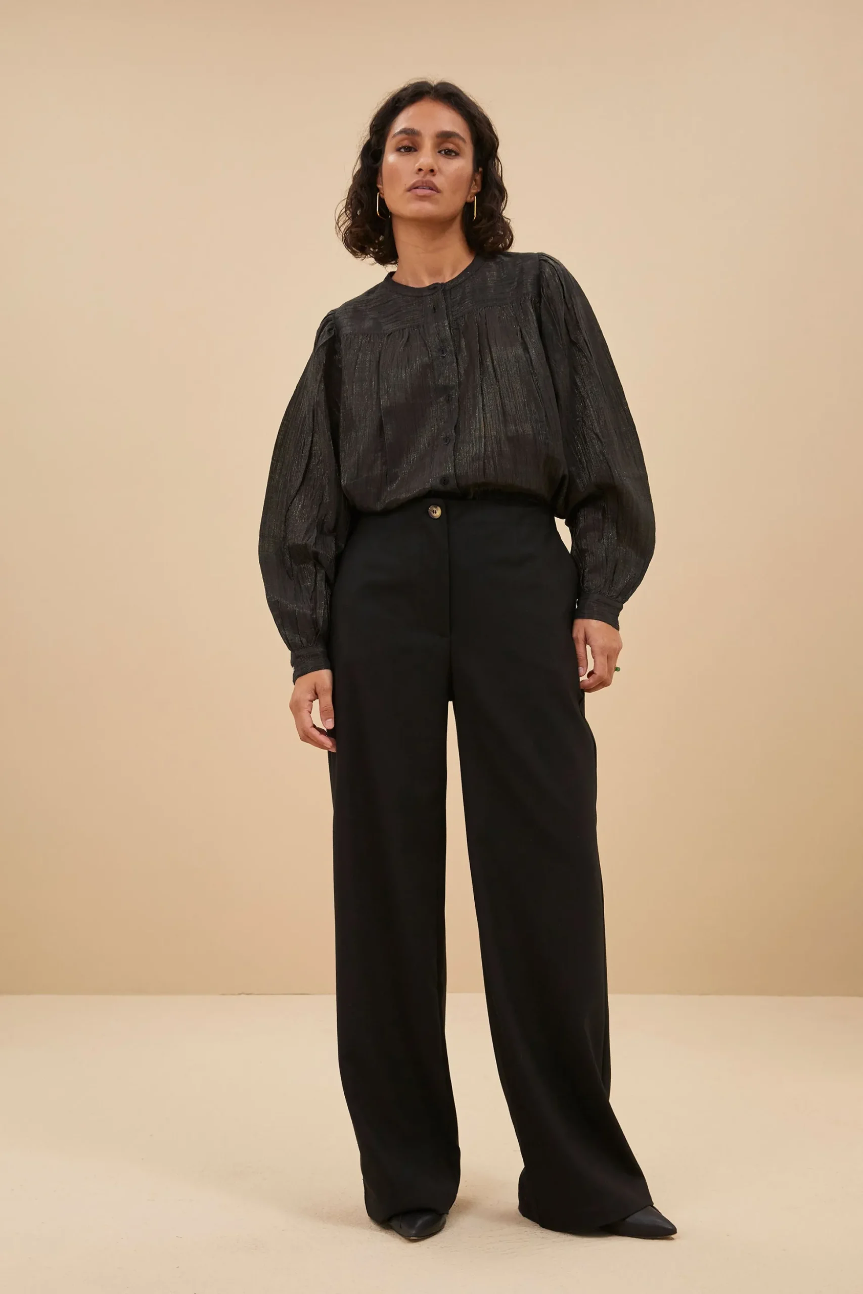 By bar Chemisiers<meggie lurex blouse | midnight