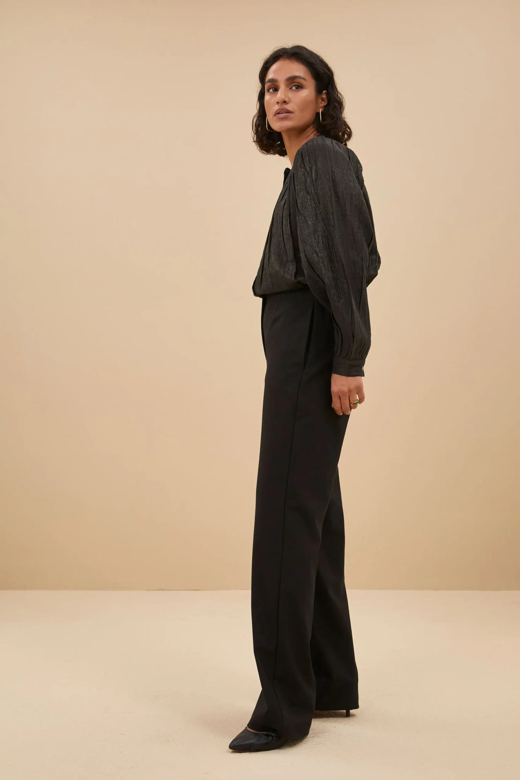 By bar Chemisiers<meggie lurex blouse | midnight