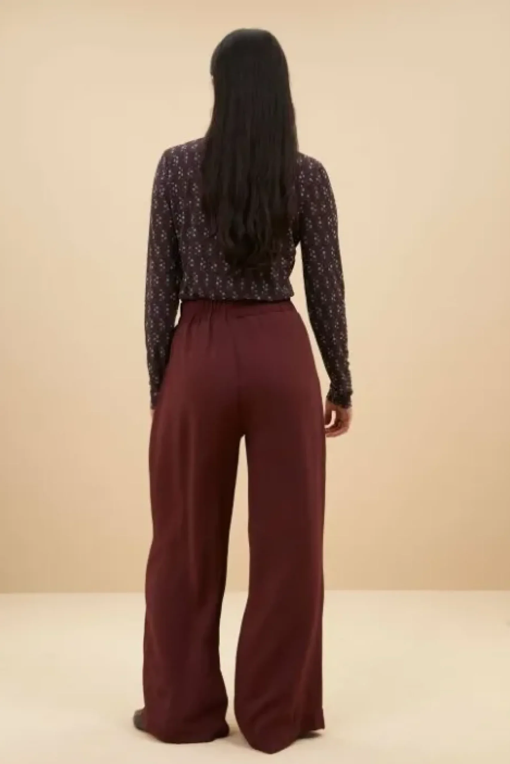 By bar Tops & T-shirts<mesh paisley top | paisley dots