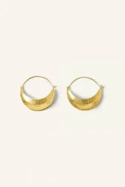 By bar Boucles D'oreilles|Bijoux<moon earring | gold