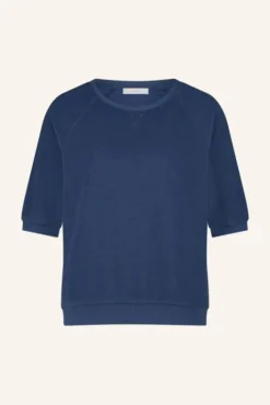 By bar Tops & T-shirts<neva slub top | estate blue