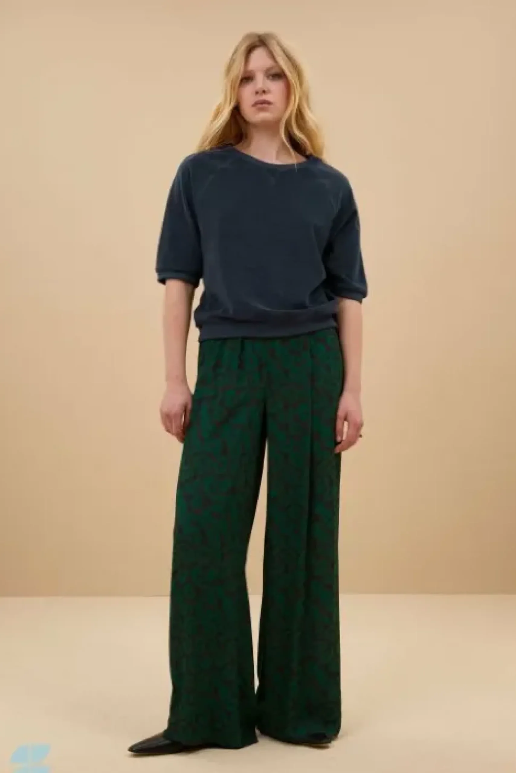 By bar Tops & T-shirts<neva slub top | midnight