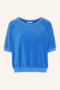By bar Tops & T-shirts<neva slub top | queens blue