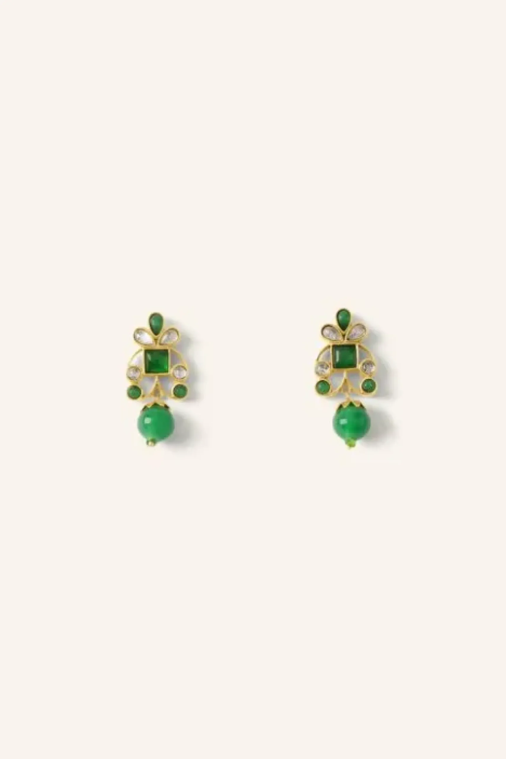 By bar Boucles D'oreilles<nila earring | green