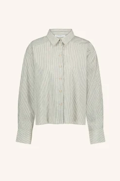 By bar Chemisiers<nima lurex stripe blouse | midnight