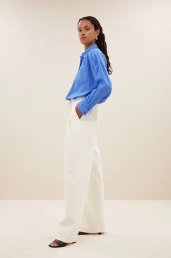 By bar Chemisiers<nima stripe blouse | vivid blue stripe