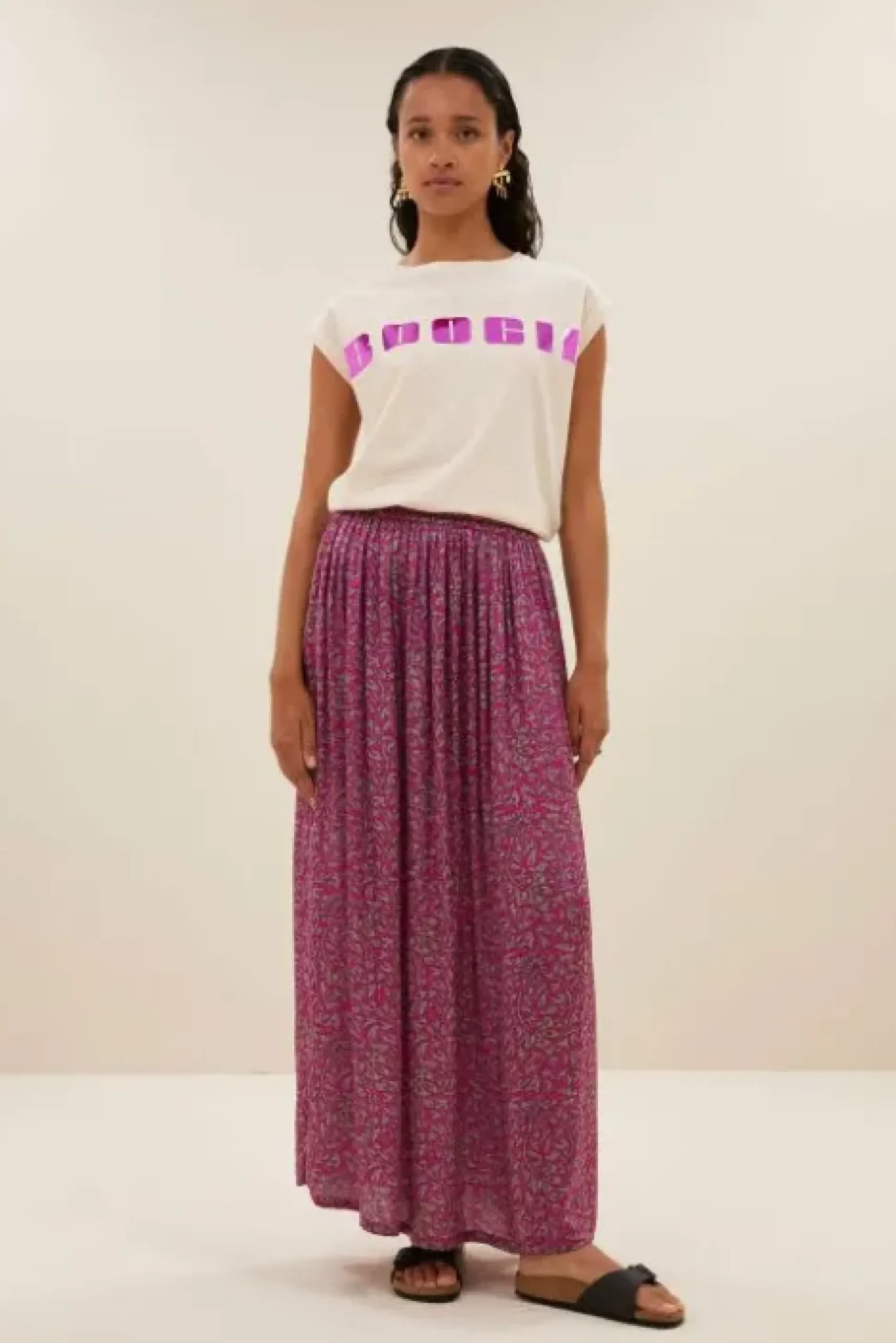 By bar Jupes<nina saree skirt | saree print