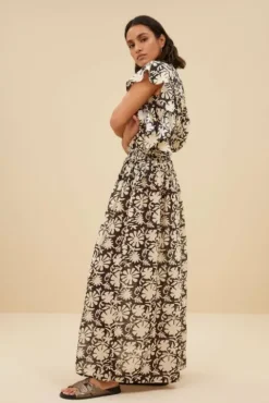 By bar Jupes<nina veda skirt | veda print
