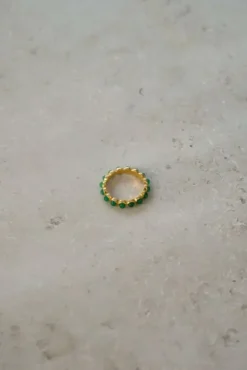 By bar Bijoux<noah ring | emerald