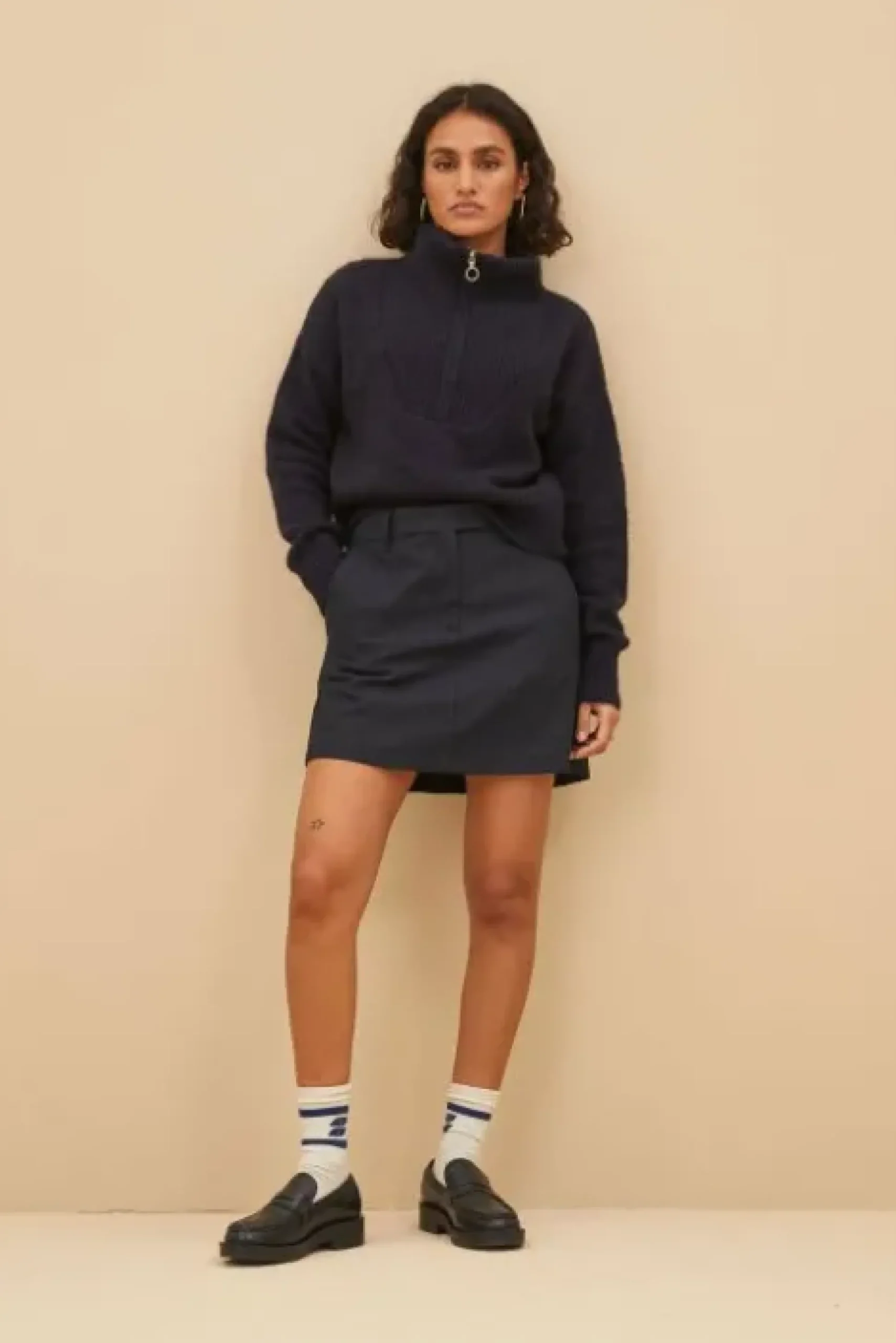 By bar Jupes<noora short skirt | midnight