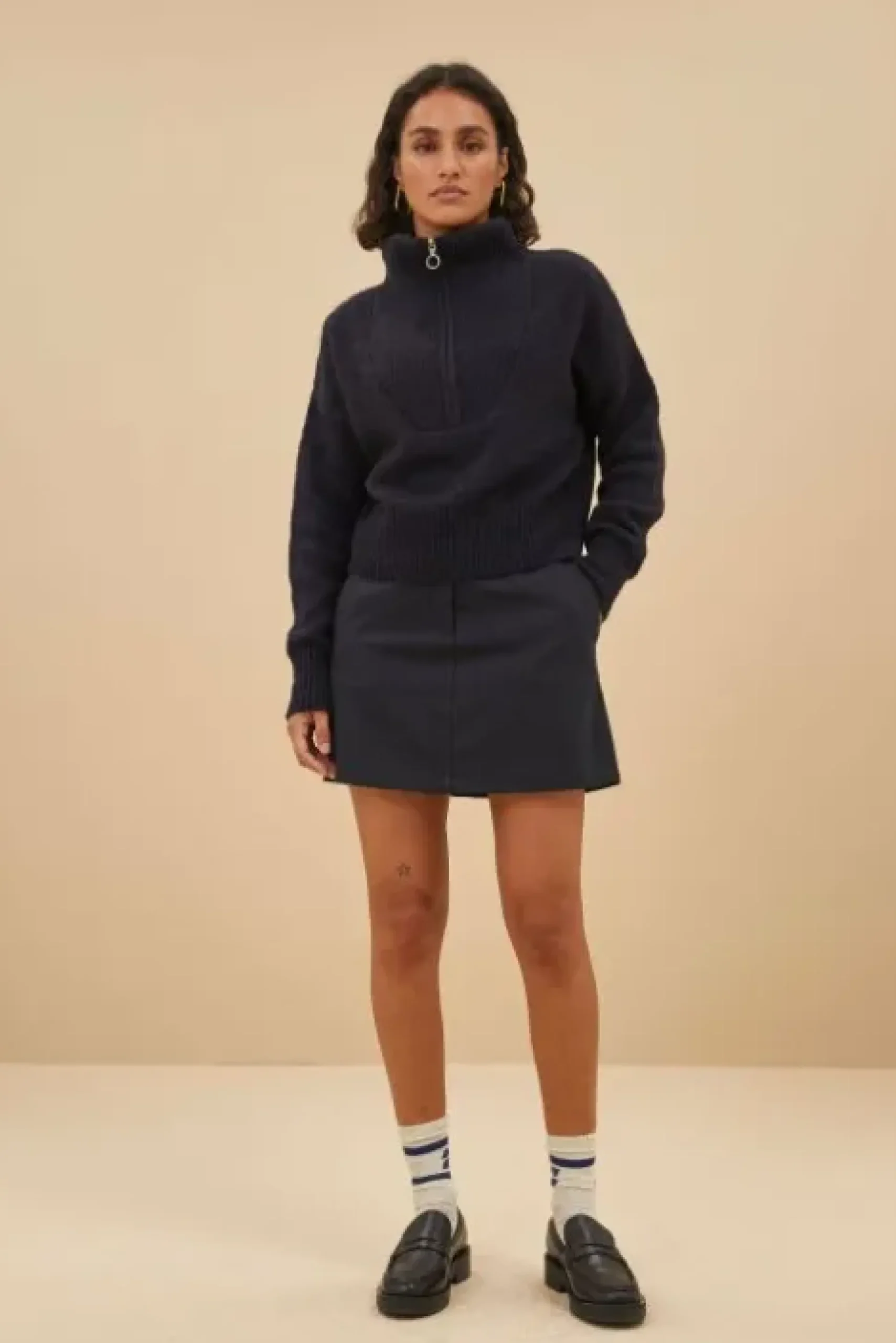 By bar Jupes<noora short skirt | midnight