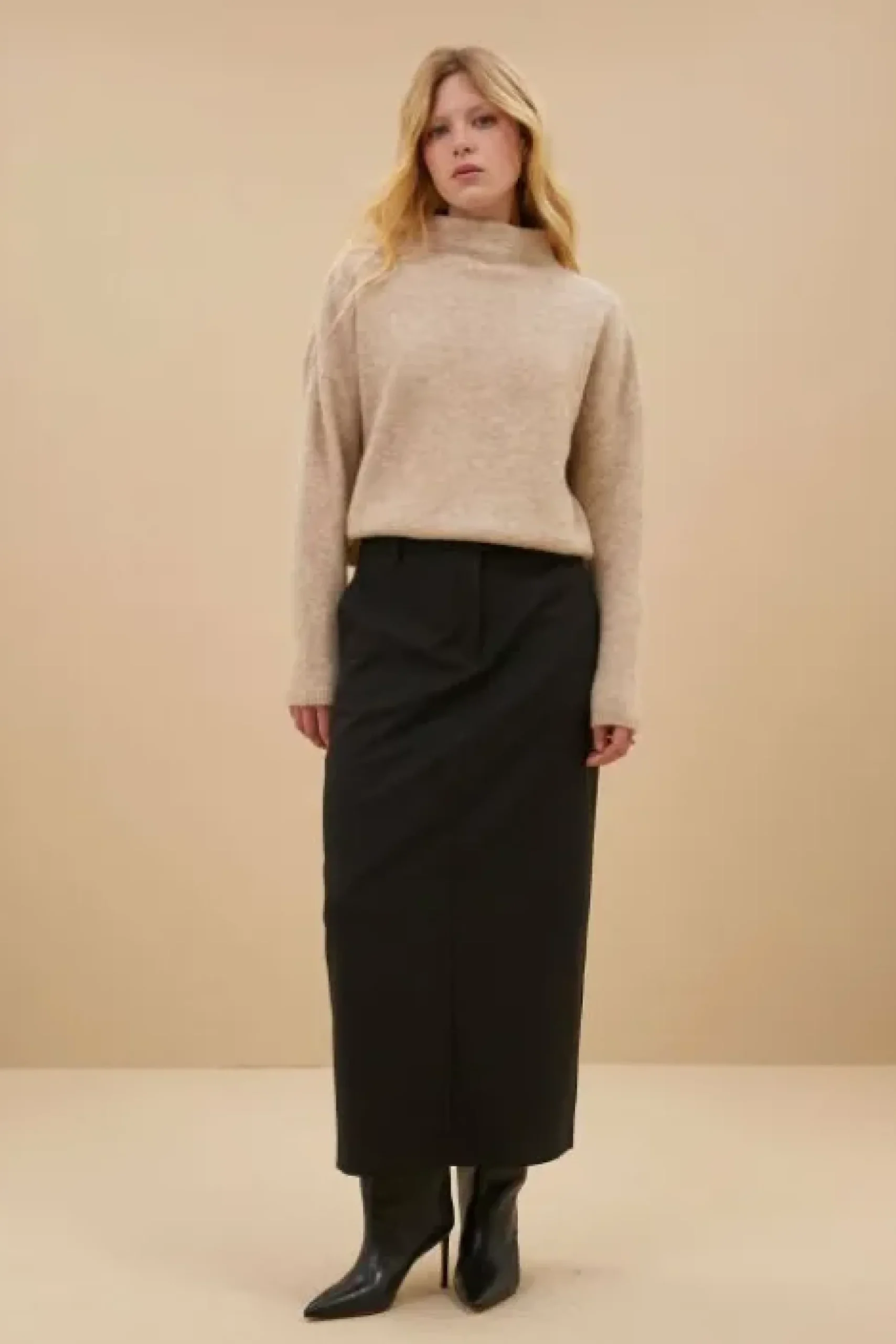 By bar Jupes<noora skirt | jet black