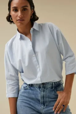 By bar Chemisiers<norel chambray blouse | light blue